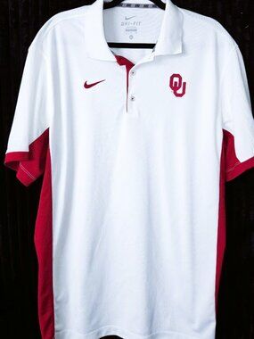 Nike Crimson Oklahoma Sooners Collegiate Performance Polo XL